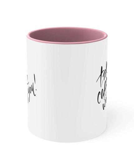 Sophisticated Two-Tone 11oz Custom Accent Coffee Mug for Elegant Mornings