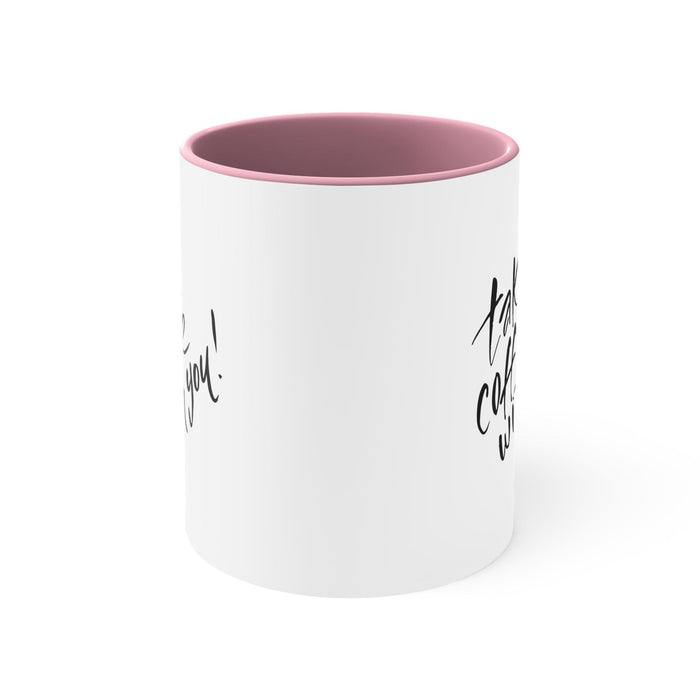 Colorful Accent Coffee Mug - 11oz Custom Two-Tone Design