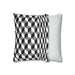 Decorative Throw Pillow Cover With Square Design