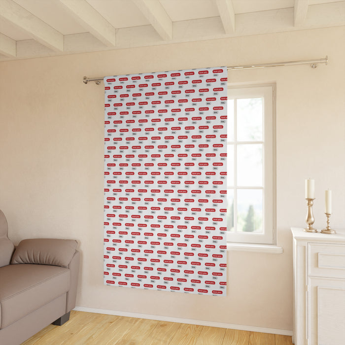 Elite Maison Valentine Blackout Polyester Window Curtains - Premium Quality Sleep Enhancers - Customizable Design