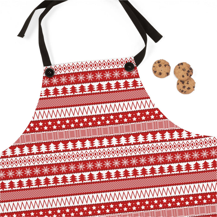 Winter Wonderland Christmas Polyester Twill Cooking Apron