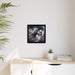 Elegant Valentine Matte Canvas Print Set with Black Pinewood Frame - Modern Home Decor Upgrade
