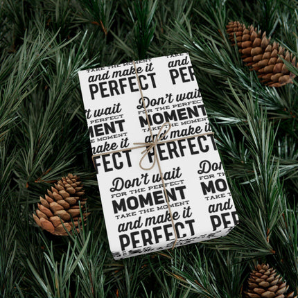 Elegant Customizable Gift Wrap with Inspirational Quotes: Redefine Your Gifting Experience