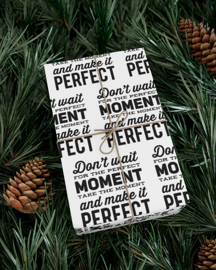 Elegant Customizable Gift Wrap with Inspirational Quotes: Redefine Your Gifting Experience