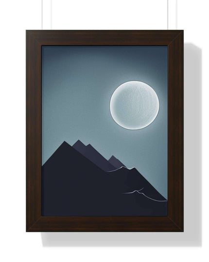 Celestial Harmony Eco-Conscious Framed Art Print