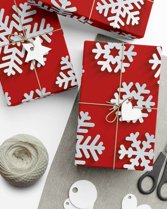 Elegant Customizable 3D Christmas Gift Wrap Set with Matte & Satin Finishes by Maison d'Elite