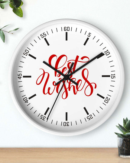 Opulent Holiday Chic Wall Clock - An Exquisite Timekeeper for Elegant Interiors