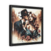 Elegant Love - Romantic Matte Canvas Wall Art