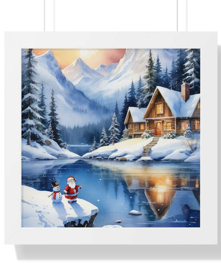 Sustainable Elegance: Eco-Friendly Fantasy Christmas Vertical Wall Art