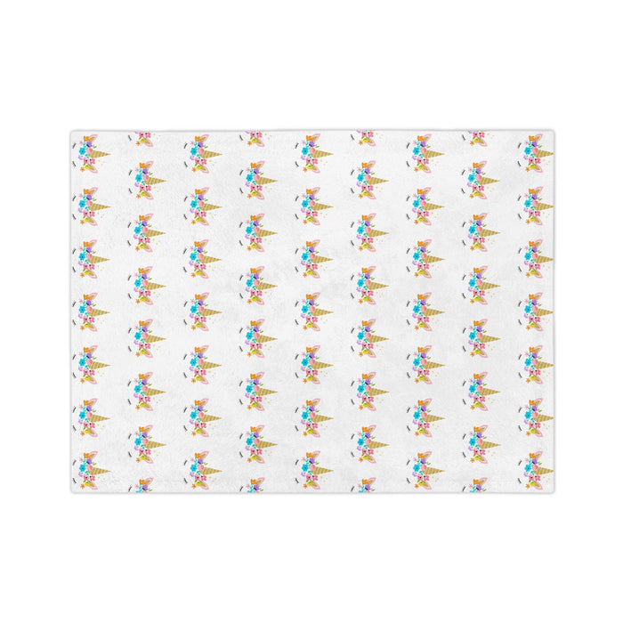 Luxurious Stitched Minky Fleece Blanket for Cozy Elegance
