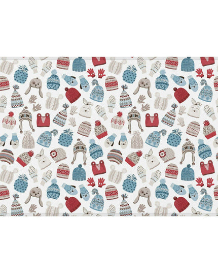 Cozy Elegance: Customizable Winter Wonderland Luxury Rug Collection