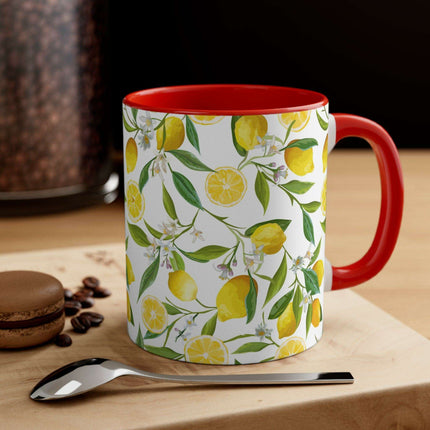 Sunrise Serenity 11oz Ceramic Coffee Mug with Kireiina Accent
