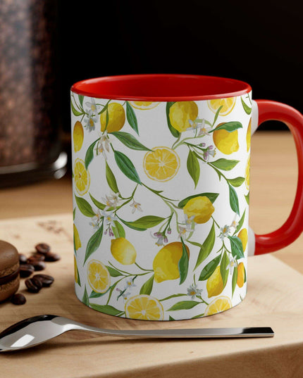 Sunrise Serenity 11oz Ceramic Coffee Mug with Kireiina Accent