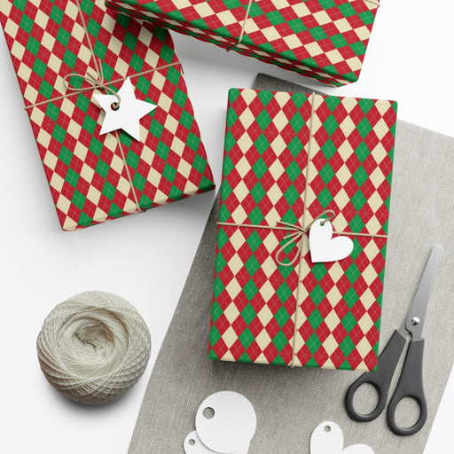 Elegant American Christmas Gift Wrap Set: Luxe Matte & Satin Finishes for Stylish Presents