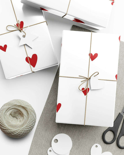 Luxurious Eco-Friendly Valentine Gift Wrapping Paper - Crafted in the USA