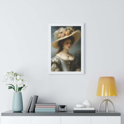 Elegant Femme Fatale: Sustainable Art Print for Stylish Home Interiors