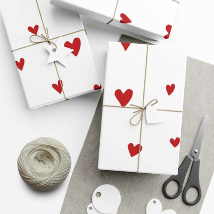 Luxurious Eco-Friendly Valentine Gift Wrapping Paper - Crafted in the USA