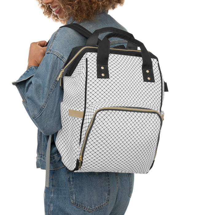 Sophisticated Parent's Deluxe Nylon Diaper Backpack