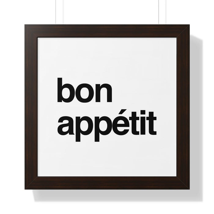 Elite Maison Bon Appétit Quotes Print Wall Art Display