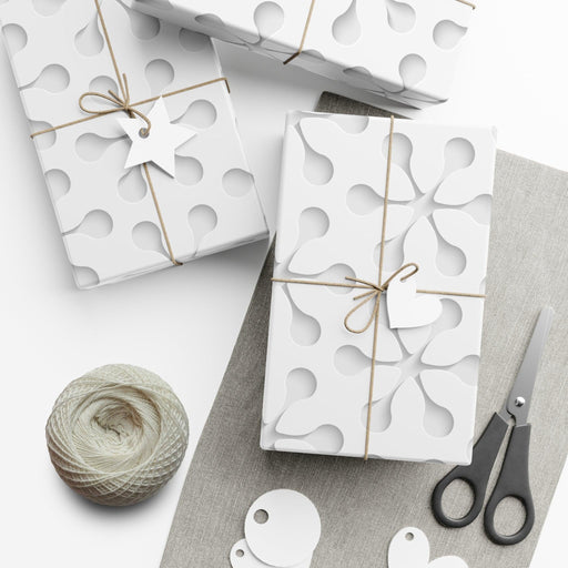 Luxury Customizable 3D Christmas Wrapping Paper Set - Matte & Satin Finishes, Crafted in the USA