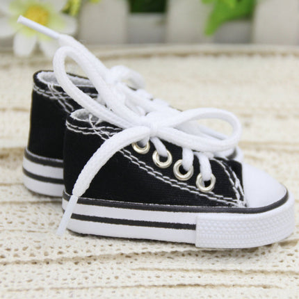 Canvas Doll Shoes Key Chain Pendant For Dolls Assorted Colors