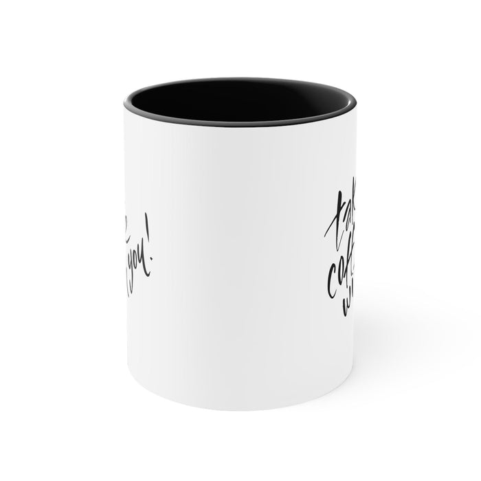 11oz Custom Accent Coffee Mug with Two-Tone Design for a Stylish Morning Routine