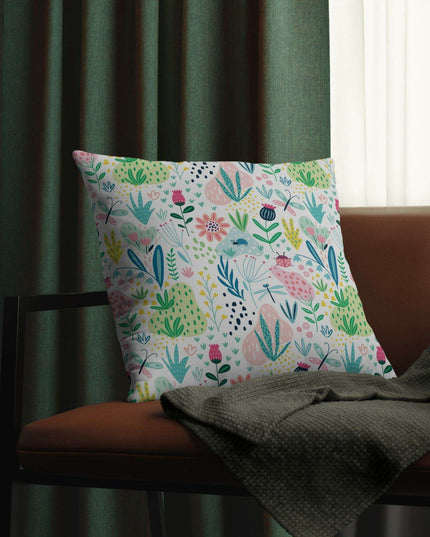 Vibrant Weather-Resistant Floral Garden Cushions - Très Bébé Collection