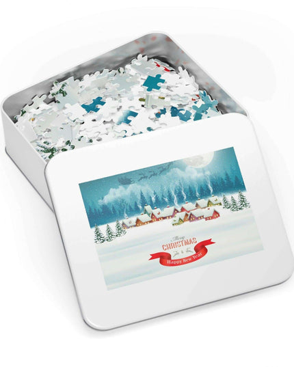 Holiday Joy Puzzle Collection - Perfect Family Activity for Christmas Fun