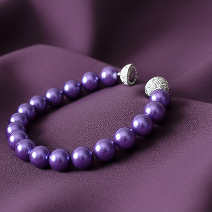 Curtain Tie Rope Strap ABS Pearl Magnet Curtain Buckle