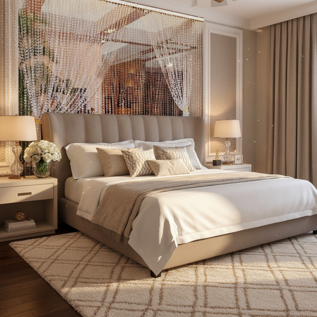 Diamond DIY Bead Curtain For Windows Wedding Decor And Room Divider Curtains diamond-diy-curtain Home Décor›Window Treatments›Curtains & Drapes›Panels