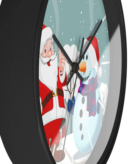 Luxury Festive Wooden Wall Clock for Upscale Interiors