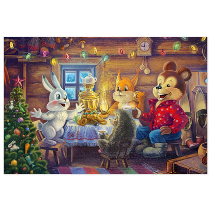 Holiday Cheer Jigsaw Puzzle - Premium Family Fun