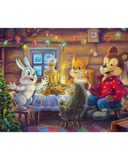 Holiday Cheer Jigsaw Puzzle - Premium Family Fun