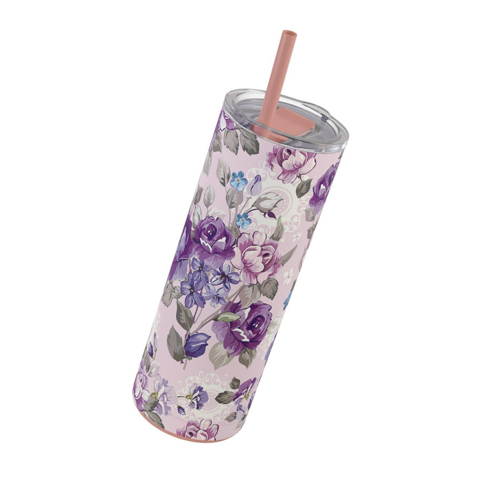 20oz Elegant Matte Stainless Steel Skinny Tumbler by Maars Maker - Sip in Luxury