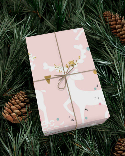 Chic Pink Artisan Gift Wrap Set - Handcrafted in the USA