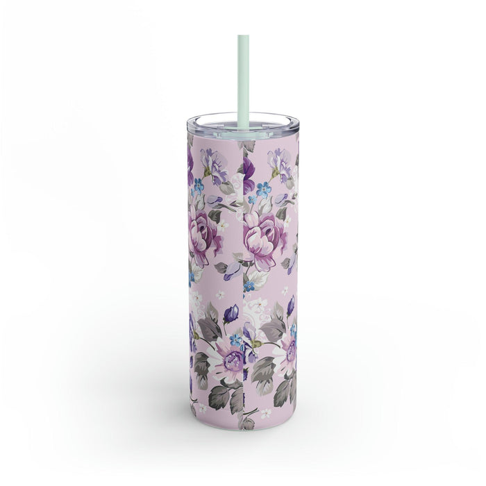 20oz Elegant Matte Stainless Steel Skinny Tumbler by Maars Maker - Sip in Luxury