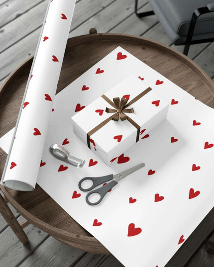Luxurious Eco-Friendly Valentine Gift Wrapping Paper - Crafted in the USA