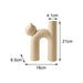 Nordic Ceramic Cat-Shaped Vase for Modern Home and Office Decor