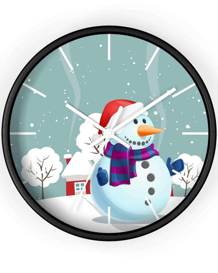 Elegant Wooden Framed Wall Clock - A Perfect Addition to Upscale Decor