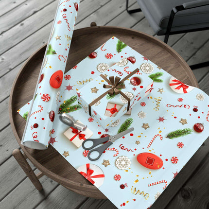 Personalized Elegant Holiday Gift Wrap - Custom Matte & Satin Options