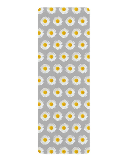 Chic Daisy Blossom Rubber Yoga Mat for Unmatched Comfort and Stability