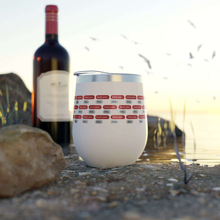 Cupid's Delight 12oz Insulated Stainless Steel Tumbler - Perfect Temperature Control