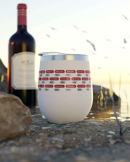 Cupid's Delight 12oz Insulated Stainless Steel Tumbler - Perfect Temperature Control