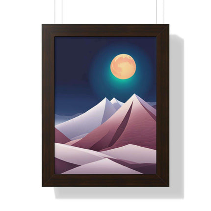Celestial Harmony Framed Night Sky Artwork - Sustainable Chic for Your Living Space