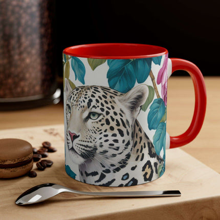Chic Kireiina Two-Tone Ceramic Coffee Cup - Eye-Catching 11oz Mug