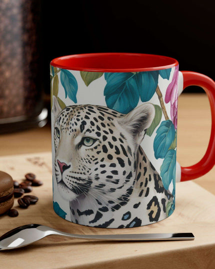 Chic Kireiina Two-Tone Ceramic Coffee Cup - Eye-Catching 11oz Mug