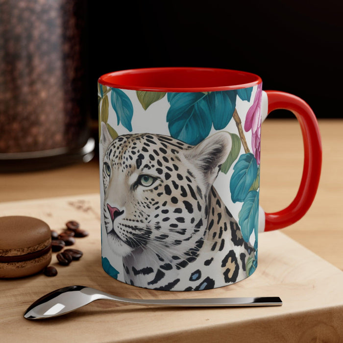 Vibrant Kireiina Accent Coffee Mug - 11oz Unique Two-Tone Ceramic Cup