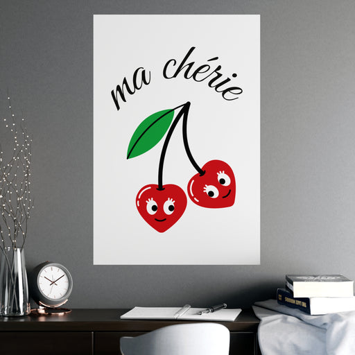 Chic Cherry Matte Posters - Elegant Home Decor Prints of Exceptional Quality