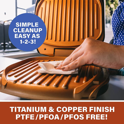 Peekaboo Studio Multi-Functional Double-Sided Grill with Non-Stick Sur