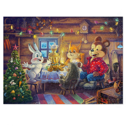 Holiday Cheer Jigsaw Puzzle - Premium Family Fun